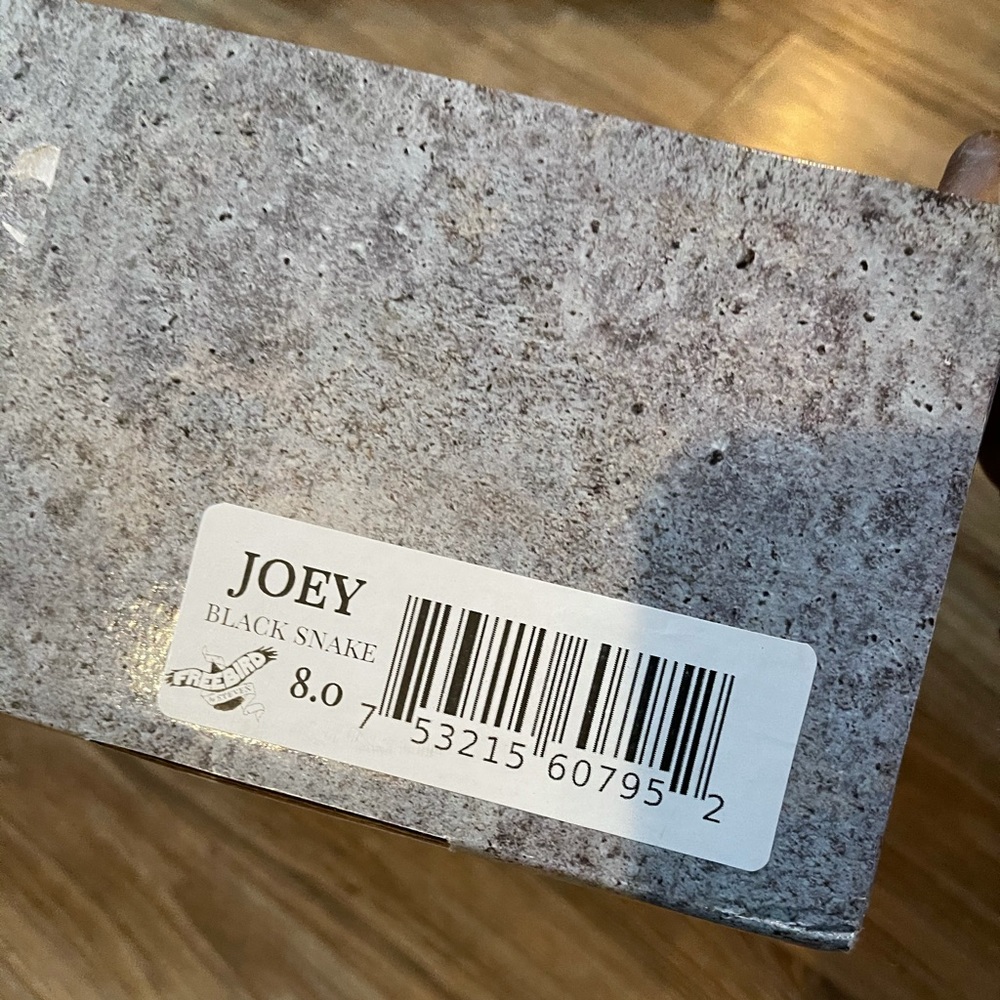 Joey Black Snake -FREEBIRD - EUC